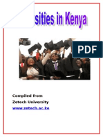 What Do Universities in Kenya Offer