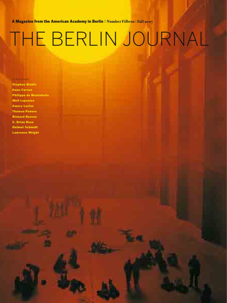 Berlin Journal 15 Harry S Truman Immanuel Kant