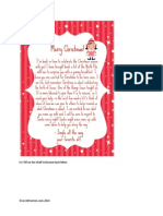 5x7 Elf On The Shelf Welcome Back Letter North Pole Breakfast