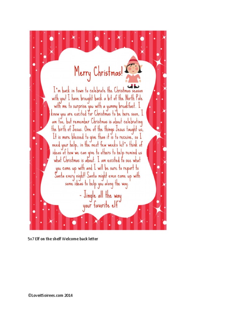 The Elf On The Shelf Español Pdf