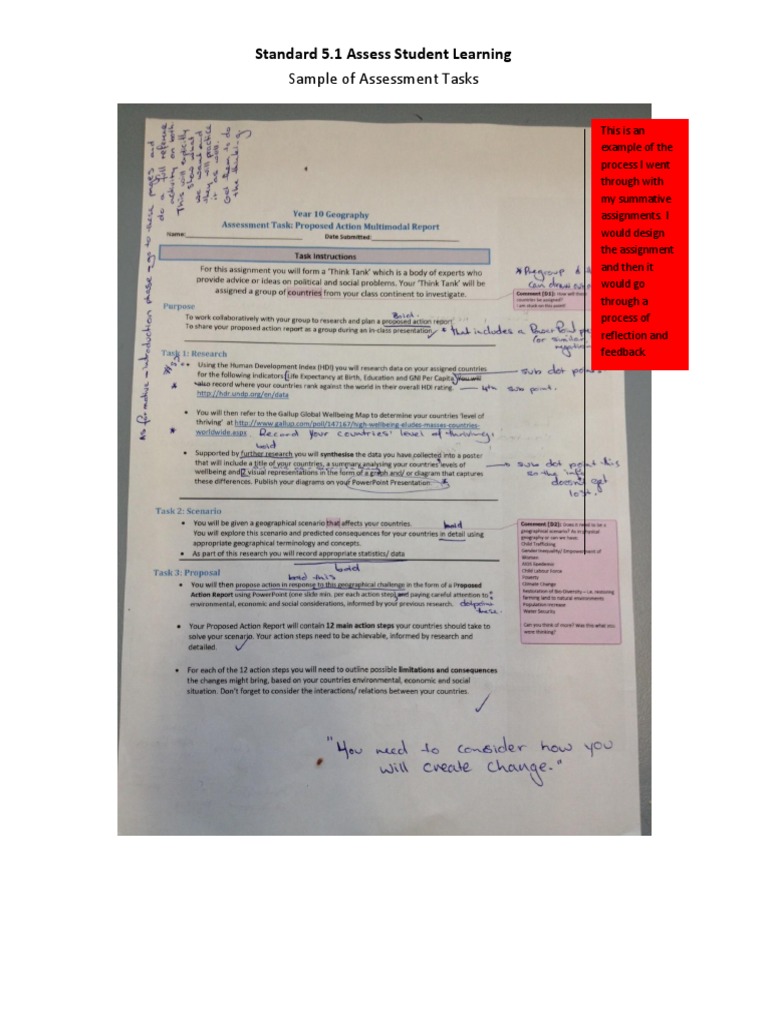 Standard 5 1 | PDF | Geography | Educational Assessment