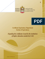 Certificate Equivalency UAE