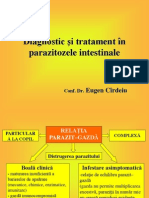 Diagnostic Si Tratament in Parazitozele Intestinale
