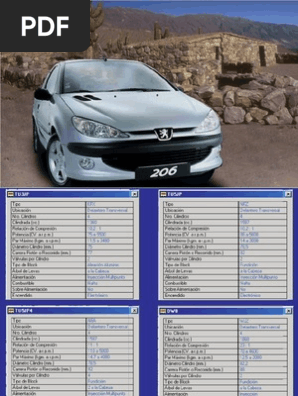 Manual Peças Peugeot 206 PDF | PDF
