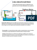 Circuitos eléctricos: Partes y leyes básicas