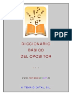 Diccionario Opositor PDF