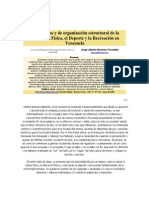 Bases Legales y de Organización Estructural de La Educacion Fisica