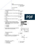 Soal Ujian Semester 1 Fisika