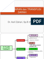 Terapi Cairan Dan Transfusi Darah (DR - Asril SP.B)