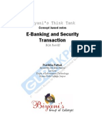 E-Banking and Security Transaction