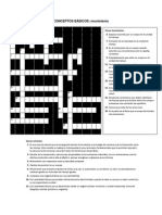 Crucigrama CONCEPTOS BÁSICOS Movimiento PDF