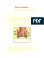 Hemorrhoidectomy