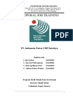Proposal Job Training: PT. Indonesia Power UBP Suralaya