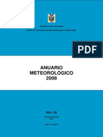 Anuario Meteorológico Ecuador 2008 INAMHI