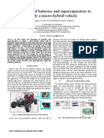 Association of Batteries and Supercapacitors To Supply A Micro-Hybrid Vehicle