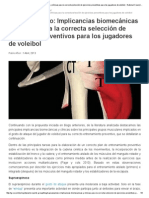 Supraespinoso - Implicancias Biomecánicas y Clínicas para La Correcta Selección de Ejercicios Preventivos para Los Jugadores de Voleibol - National Council On Strength & Fitness - G-SE PDF