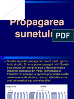 Propagarea Sunetului