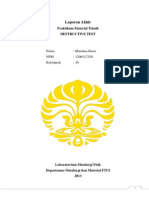 Laporan Akhir Destructive Testing