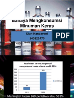 Bahaya Mengkonsumsi Minuman Keras