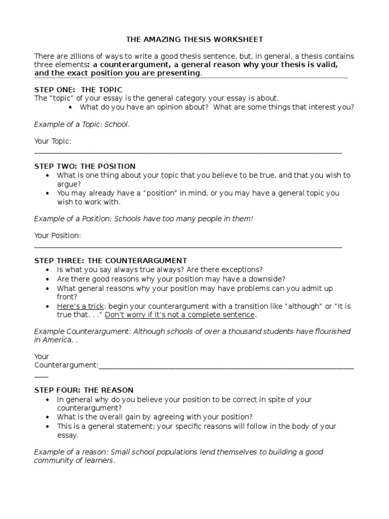 worksheet Thesis Statement Worksheets worksheet thesis grass fedjp study site 6 statement card authorization 2017 worksheet