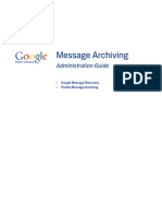 Postini Archiving Admin