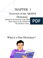 SAP ABAP Dictionary Bc030