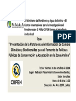 Invitación FORO PDF