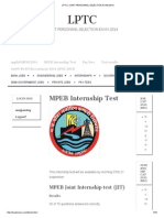 LPTC - Joint Personnel Selection Exam 2014 PDF