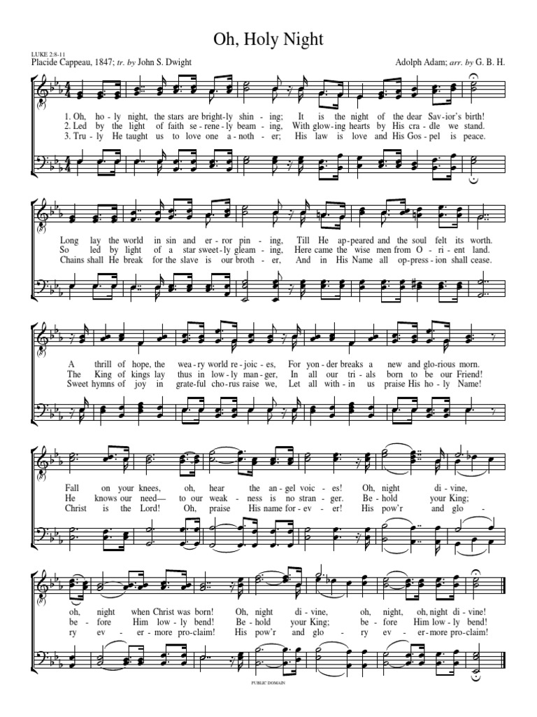 Oh Holy Night PDF | PDF