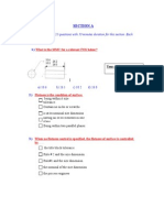 Section A: Instructions: A Total of 25 Questions With 30 Minutes Duration For This Section. Each