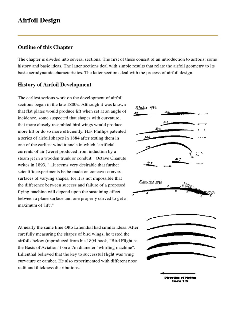 Airfoil Design | PDF | Airfoil | Lift (Force)