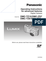 DMC-TZ8 Operating Instructions (USA)