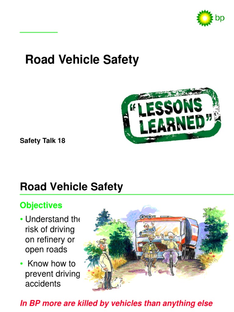 Road Vehicle Safety Guidelines | PDF | Traffic Collision | Automobile ...