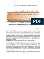 Observando Os "Estudos Do Meio" Pela Lente Da Educação Ambiental Crítica (REMEA, 2010)