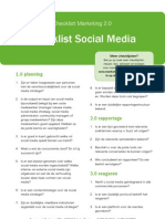 Checklist Social Media