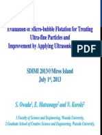 01_Evaluation of Microbubble Flotation for Treating Ultrafine Particles