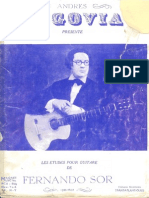 Sor, Fernando - 20 Etudes Pour Guitar A.Segovia PDF