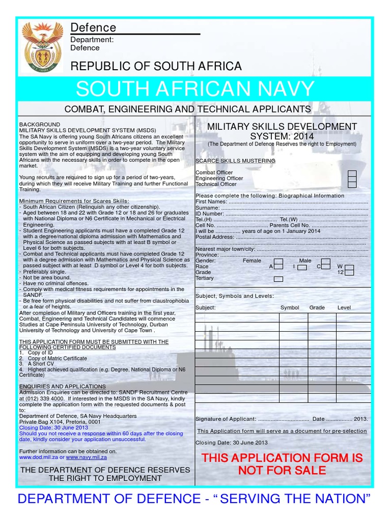 Combat Engineering and Technical Applicants 2013 | PDF | Institute Of ...