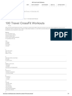 100 Travel CrossFit Workouts