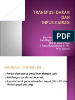 Transfusi Darah dan Infus Cairan 