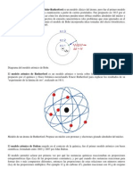 El Modelo Atómico de Bohr o de Bohr