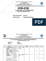 Kisi - Kisi Uas Semester 1