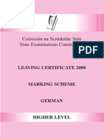 Coimisiún Na Scrúduithe Stáit State Examinations Commission: Leaving Certificate 2008