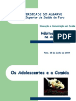 Os Adolescentes e a Comida