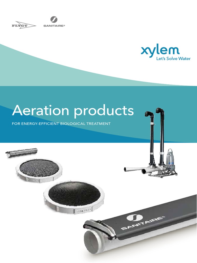 Sanitaire Difussers Aeration | PDF | Sewage Treatment | Pump