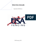 USA Fencing Rules - September 2010