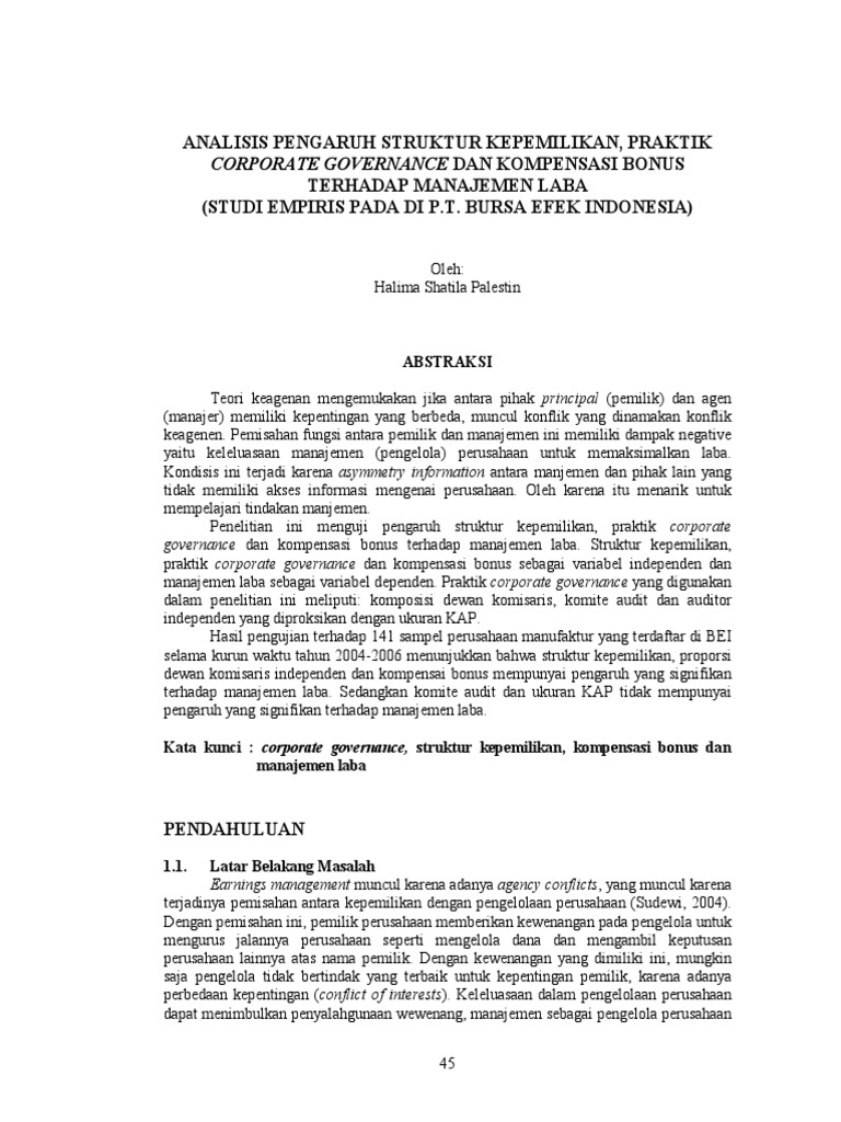 20++ Kumpulan  Contoh Analisis Jurnal Manajemen Keuangan Yang baik dan Benar