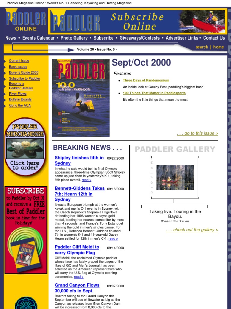 Paddler Magazine PDF Kayak Canoe photo