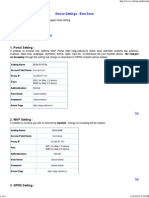 Device Settings-East Zone