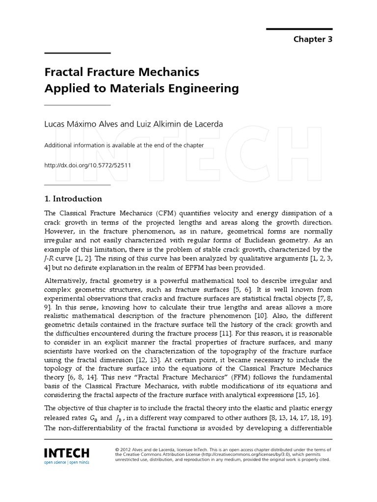 Chapter 03 Fractal Fracture Mechanics Applied To Materials Engineering ...